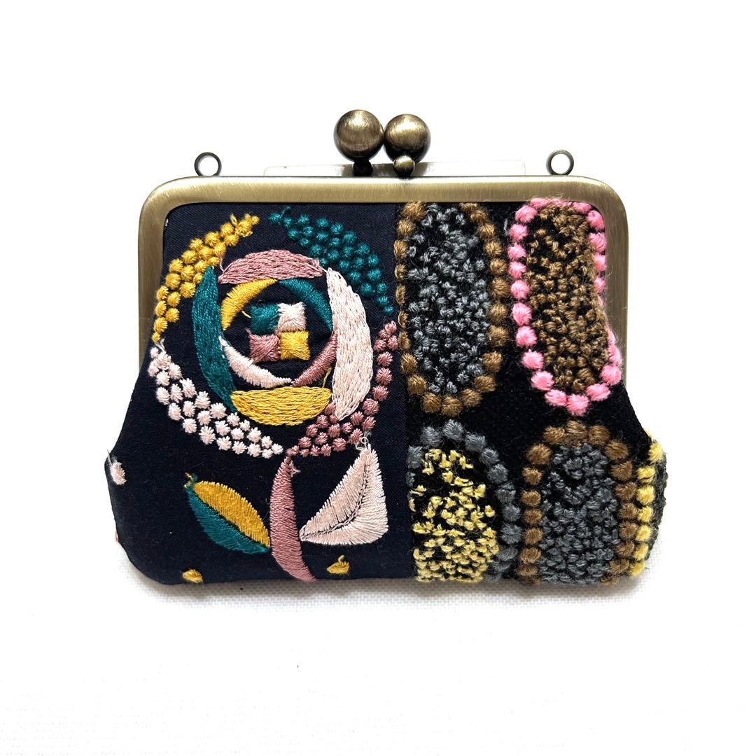 ミナペルホネン　ハンドメイド　がま口⭐️sandrose tarte ⭐️財布ポーチ