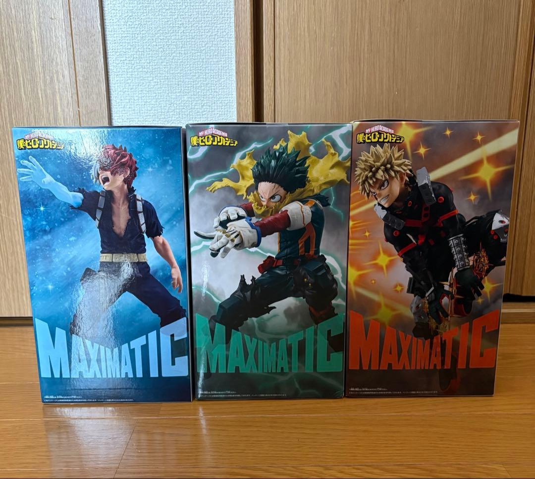 【未開封】MAXIMATIC フィギュア 3体セット 僕のヒーローアカデミア②