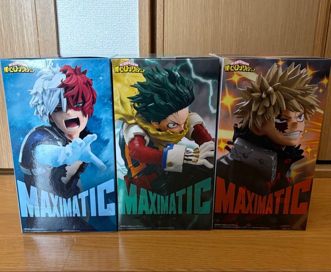【未開封】MAXIMATIC フィギュア 3体セット 僕のヒーローアカデミア②