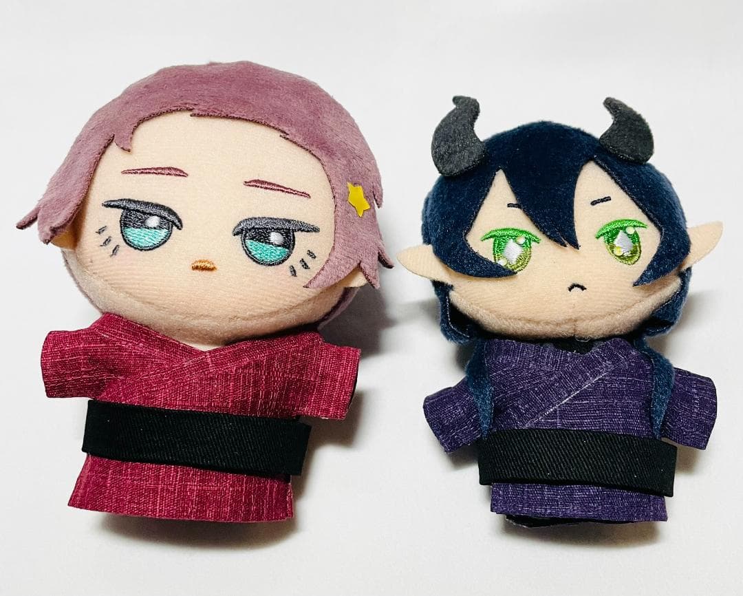 ぬい服：シックな着物(10cm・12cm・ちびぐるみ・にじぱぺ・ちみけも)