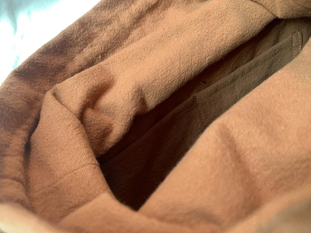 山葡萄 かごバッグ 六角花結び編み 網代編み 変則二重編み 籠 手提げ 内布あり