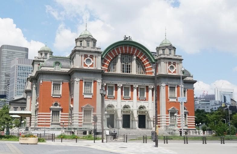 昭和レトロ洋館「大阪市中央公会堂」　着色模型