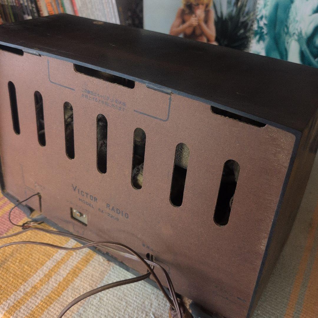 ★希少！《Victor 6A-2209 真空管ラジオ　ビクター》受信確認　★