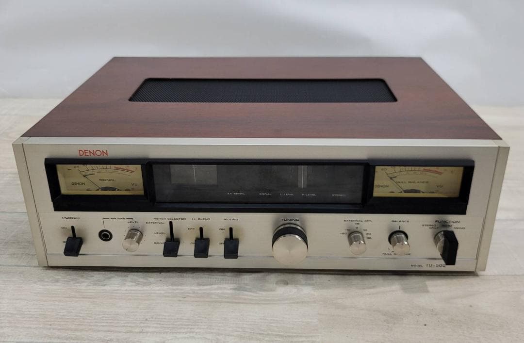 【良品】DENON FMステレオチューナー TU-500