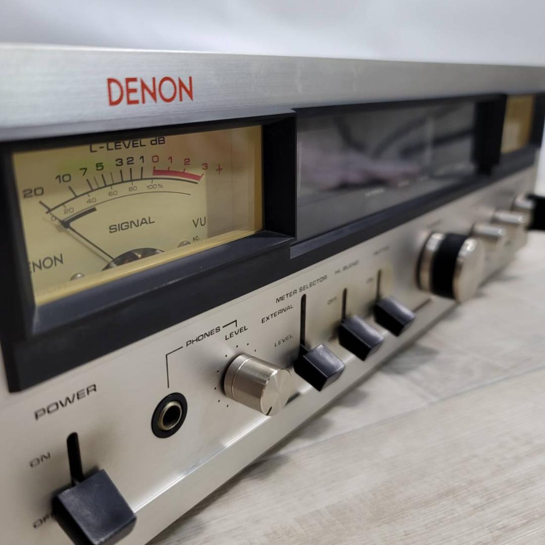 【良品】DENON FMステレオチューナー TU-500