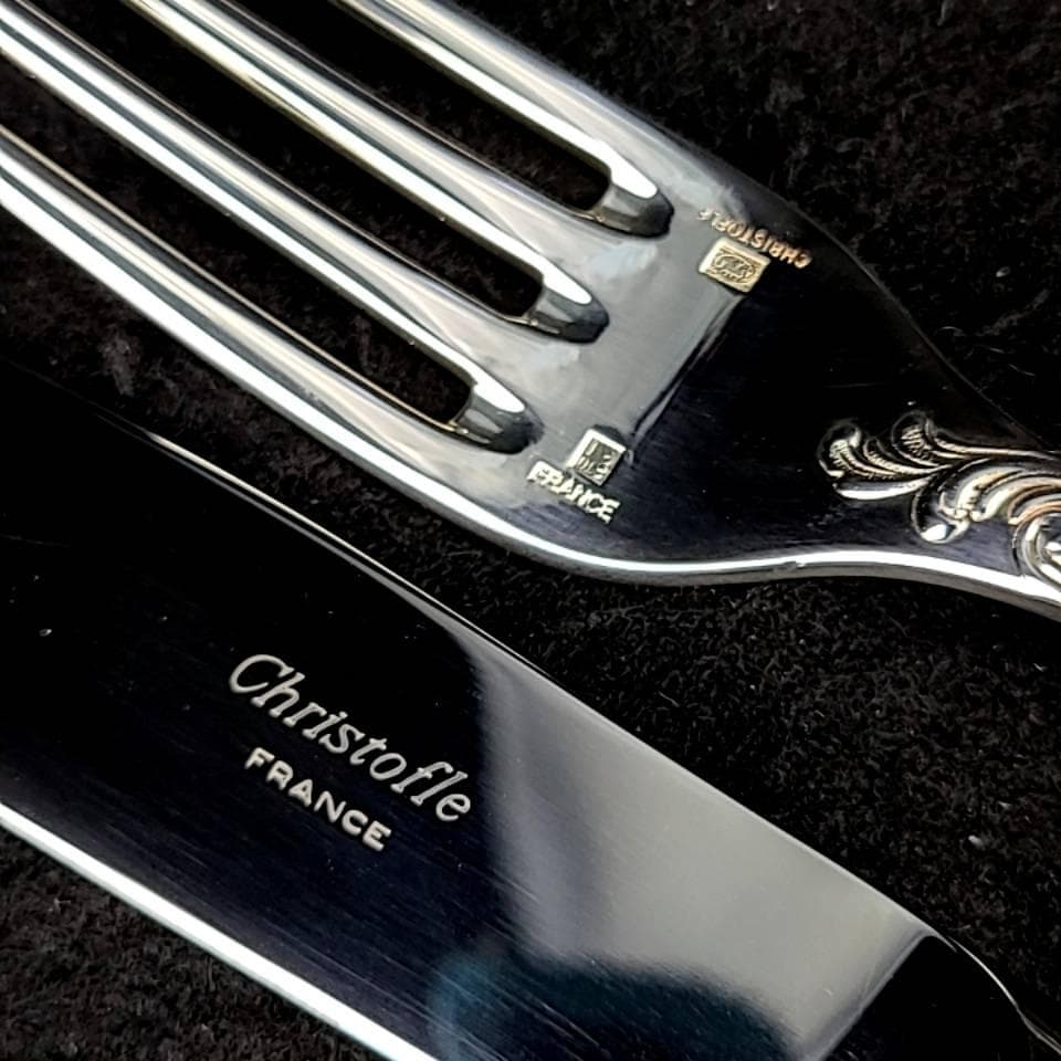 ◎美品◎クリストフル　マルリー　カトラリー　30本　6客　箱つき　セット