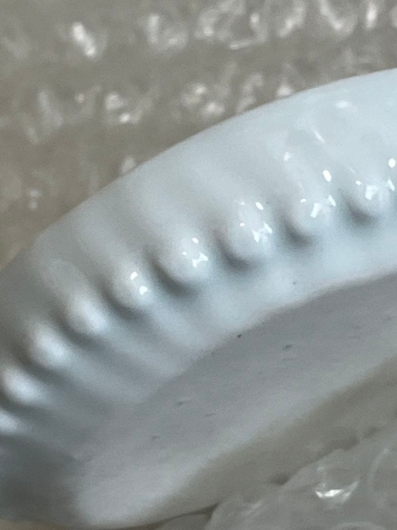 小皿　染付磁器　鮑形　幹山