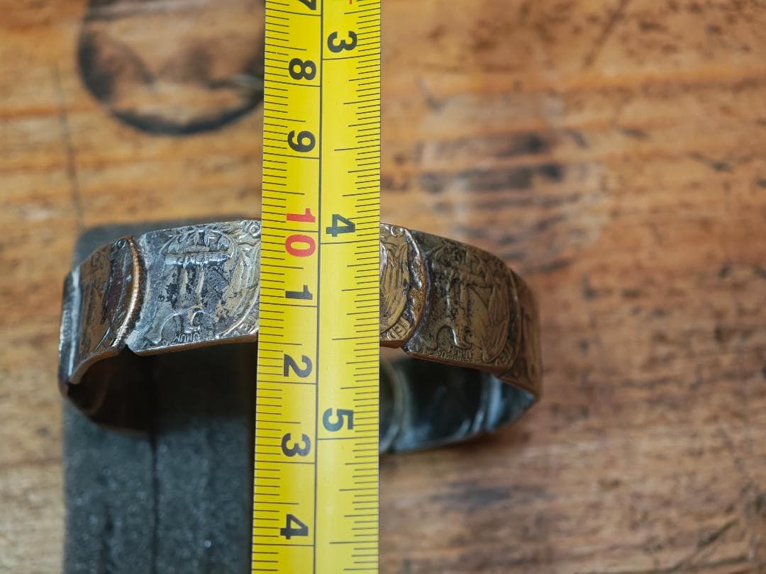 米25セント硬貨 バングル ハンドメイド