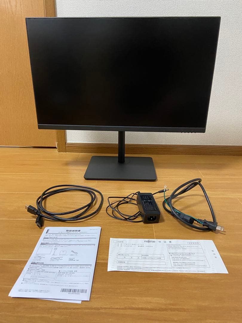 富士通 27型液晶モニター VTF27011BT昇降回転式【2023年製保証付】