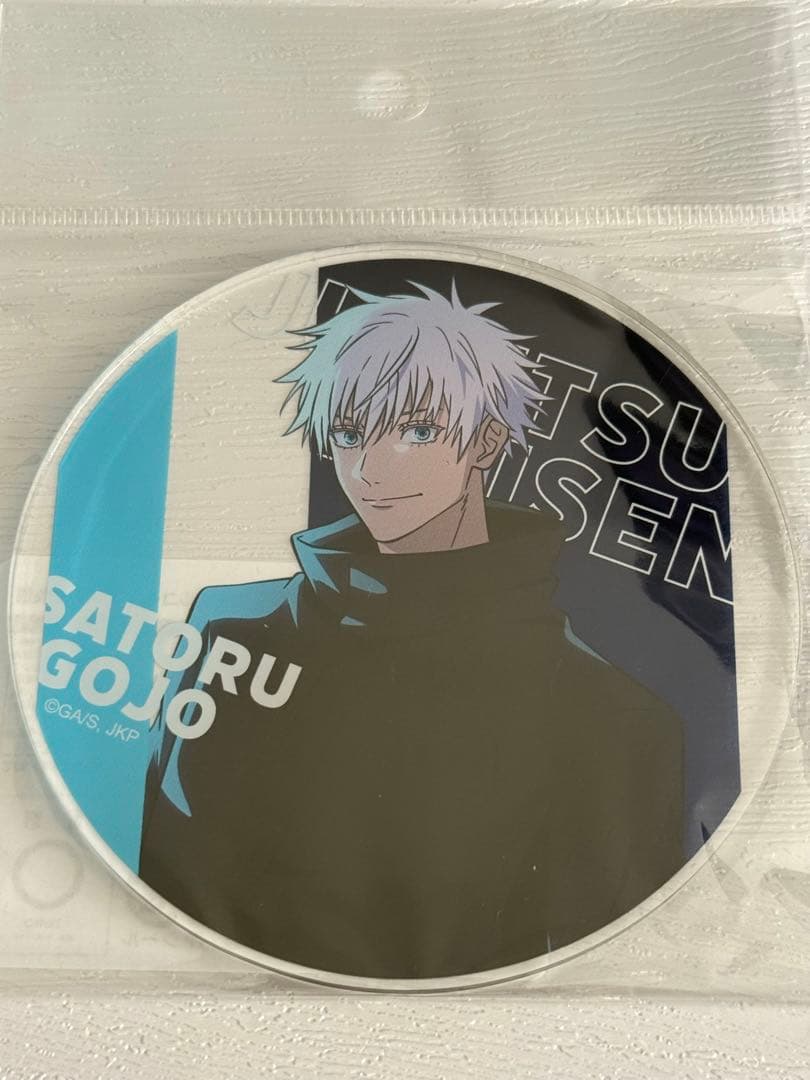 呪術廻戦 五条悟 缶バッジ・アクリルスタンド・アクリルコースター セット