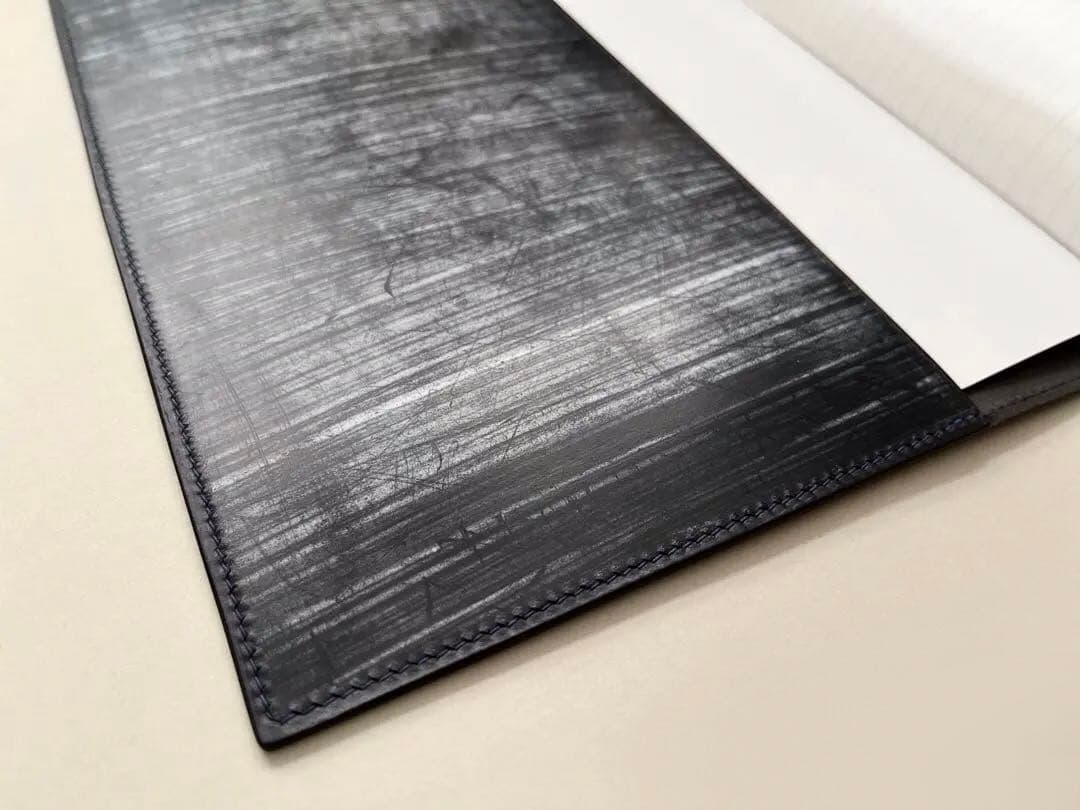 【受注生産】B5大学ノートカバー　ブックカバー　手帳カバー　ブライドルレザー