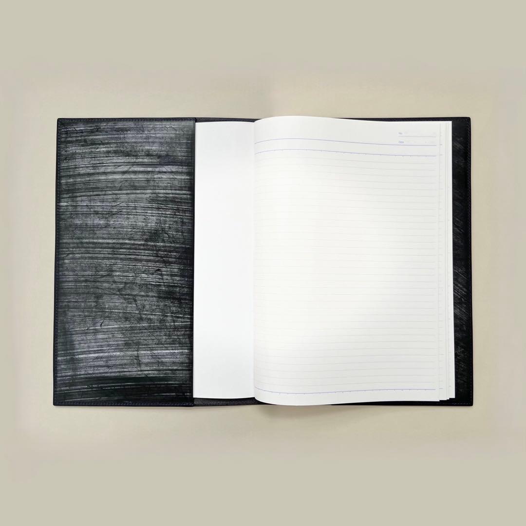 【受注生産】B5大学ノートカバー　ブックカバー　手帳カバー　ブライドルレザー