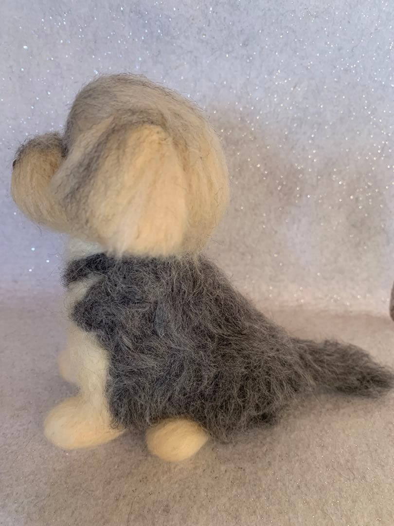 ⭐️kekekeオーダー・羊毛フェルトおすわりミックス犬ちゃん⭐️