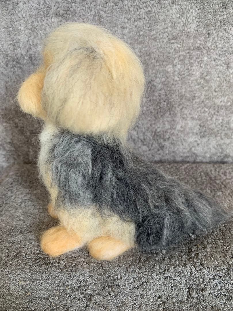 ⭐️kekekeオーダー・羊毛フェルトおすわりミックス犬ちゃん⭐️