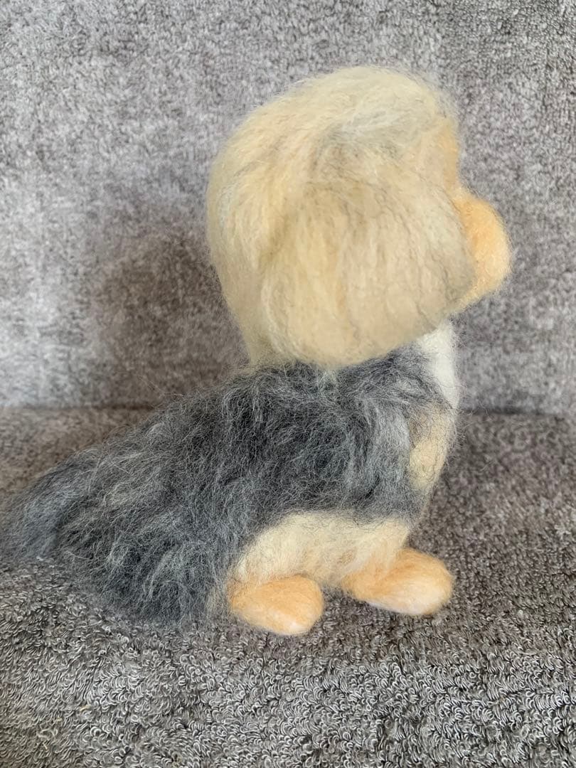 ⭐️kekekeオーダー・羊毛フェルトおすわりミックス犬ちゃん⭐️