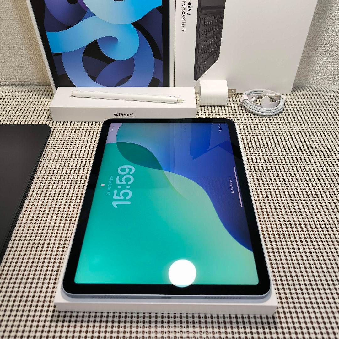 iPad Air4 WiFi 64GB、 Pencil 、 Keyboard