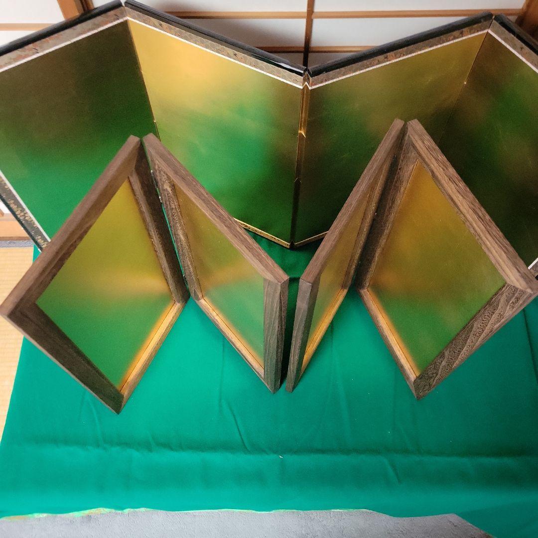 五月人形用　屏風　20号　金沢絹目　M