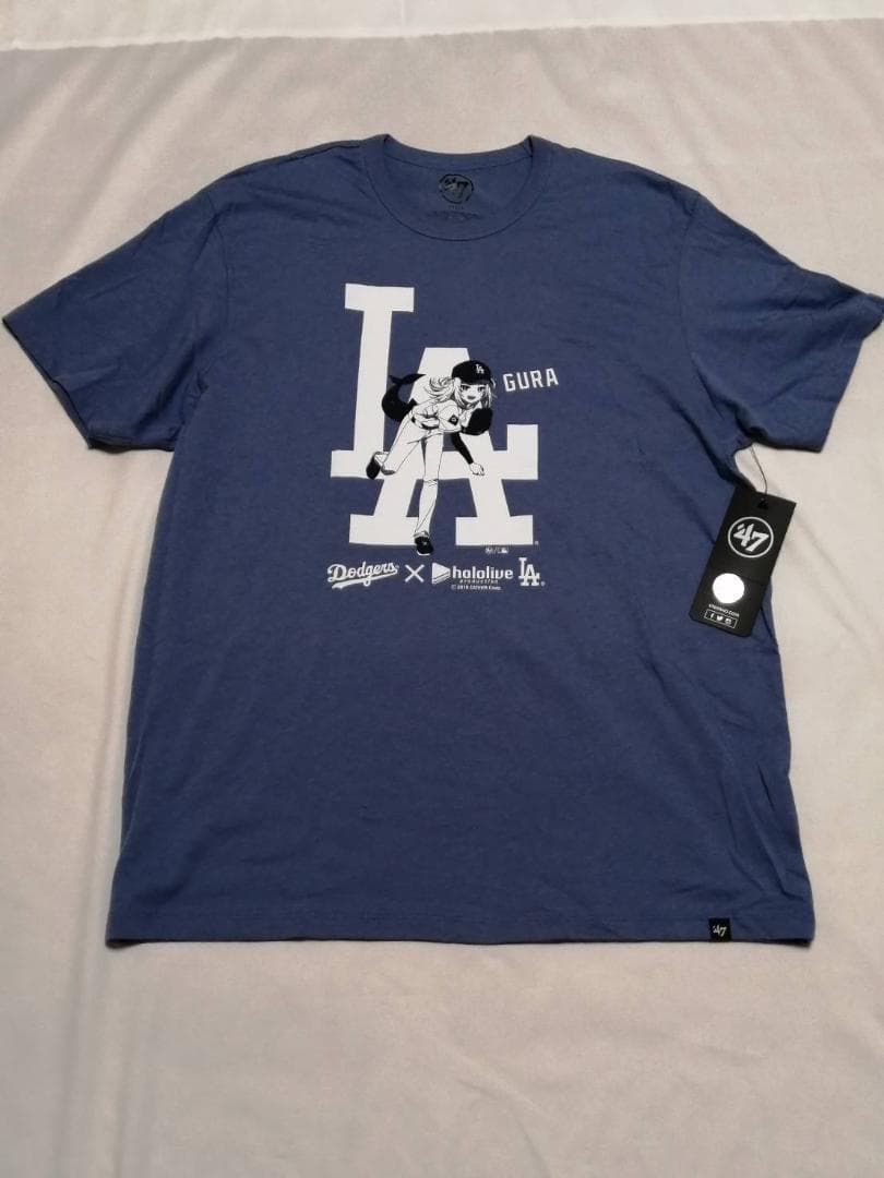 【アメリカ限定】がうるぐら ホロライブ ドジャース コラボ Tシャツ