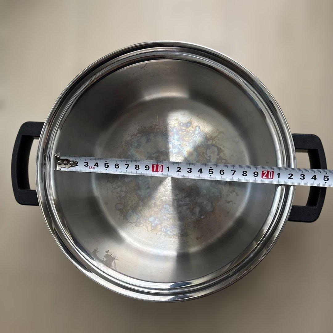 ビタクラフト 両手鍋 アリゾナ 21cm No.8546 シルバー