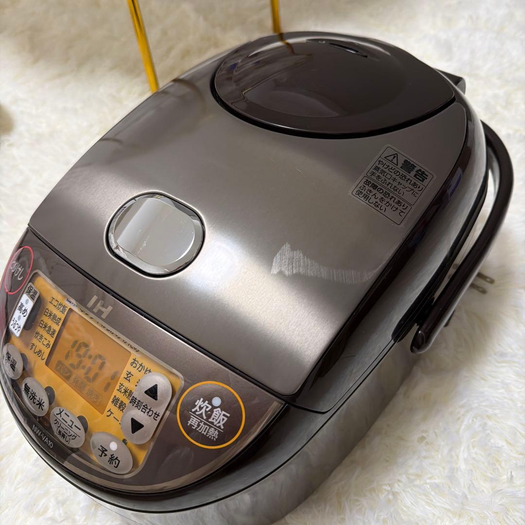 象印　NW-VA10 IH炊飯器 ダークブラウン　2019年製