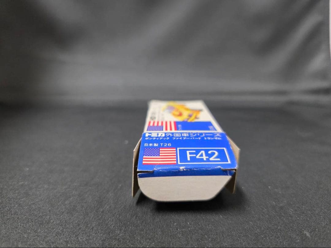 トミカ青箱F42ポンティアックファイヤーバードトランザム(日本製)
