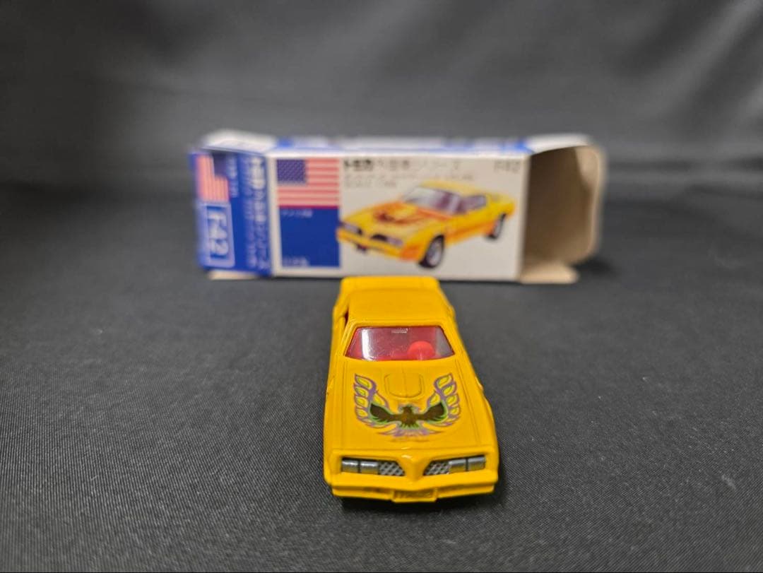 トミカ青箱F42ポンティアックファイヤーバードトランザム(日本製)