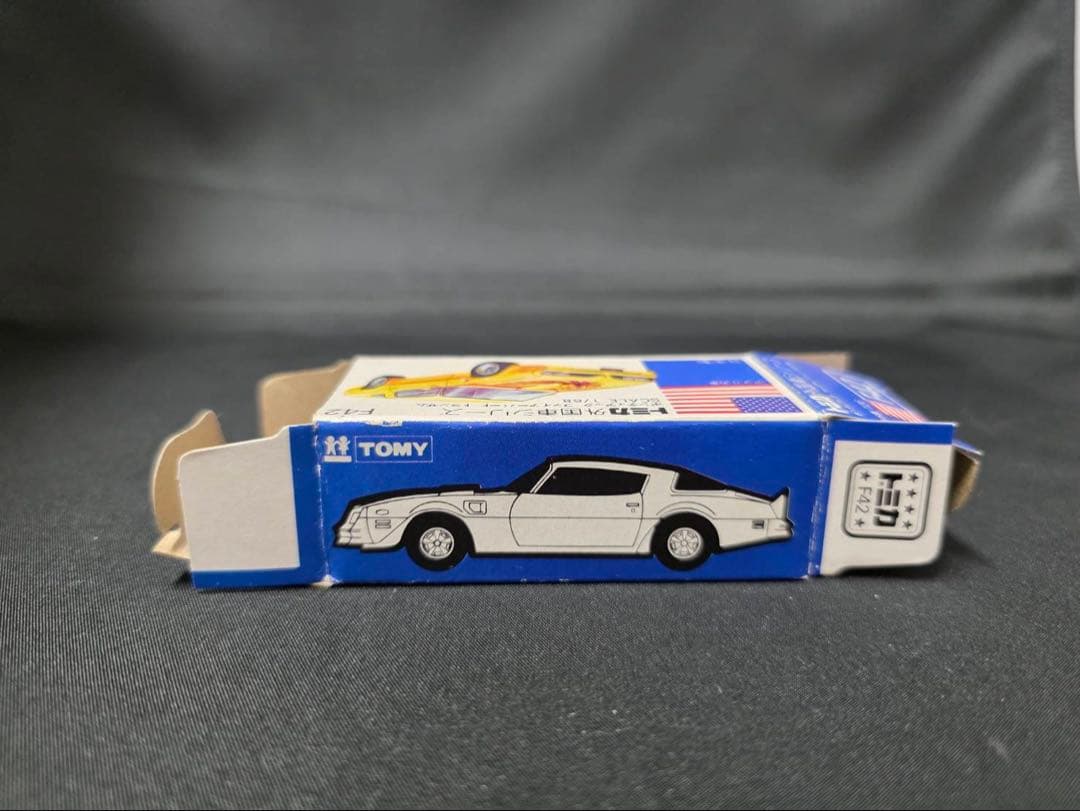 トミカ青箱F42ポンティアックファイヤーバードトランザム(日本製)