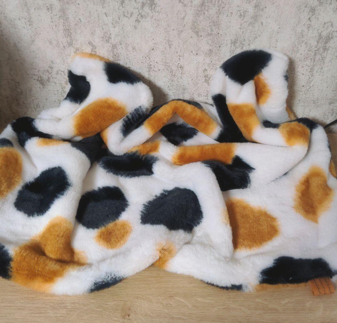 専用♥みかん❤暖かとろける❤Ｗボア⭐ちびブランケット❤三毛猫