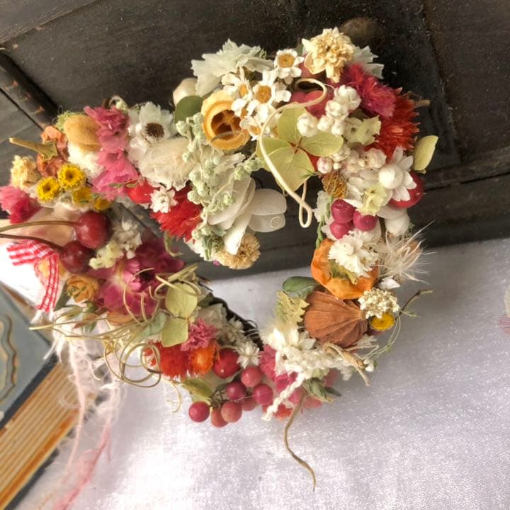 ナチュラルハートリース