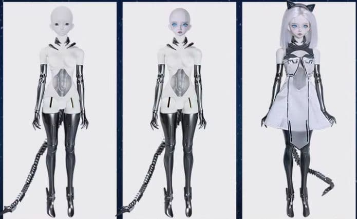 AX521 BJD 1/4 ドール本体 Elsa 球体関節人形 ハンドメイド