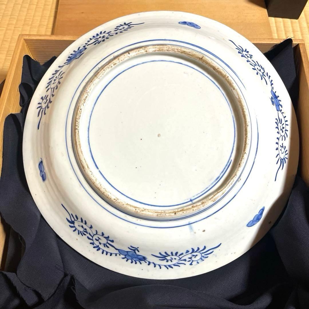 『古伊万里』有田焼　金彩　富士に千鳥文　鷹　大皿（飾り皿）約34cm X 2枚