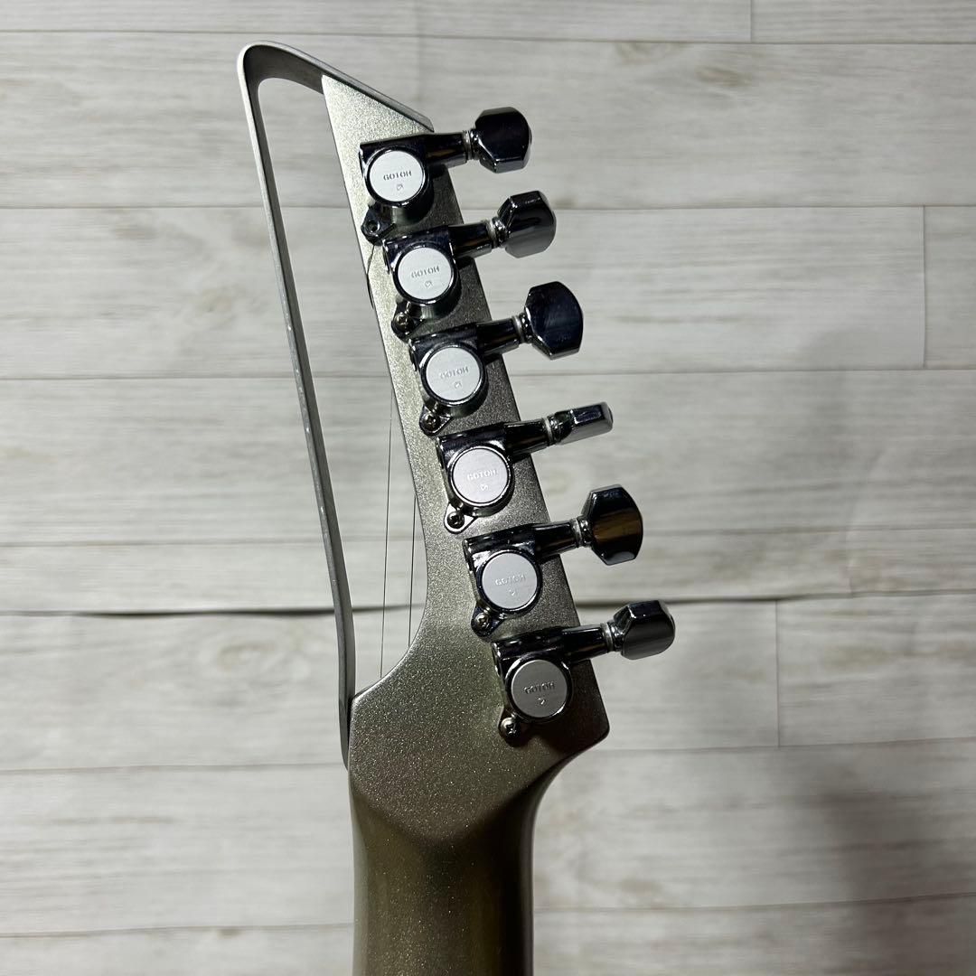 【ジャンク】 GLAYN Shark エレキギター 割れ 打痕あり