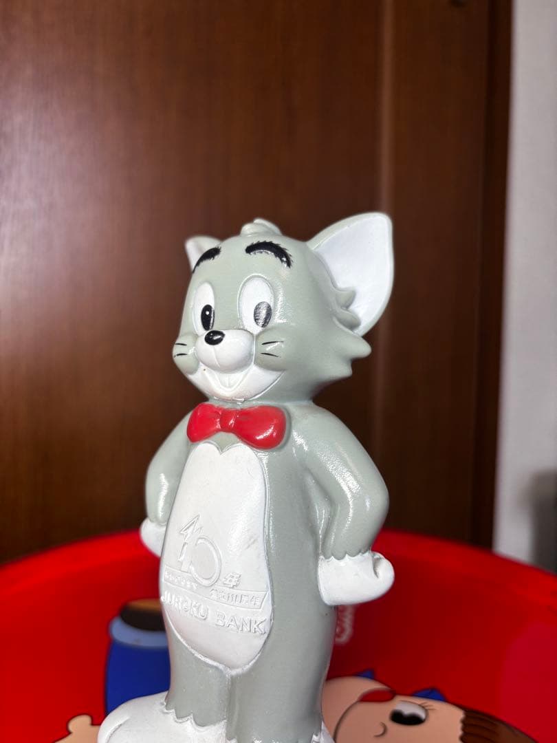トムとジェリー 貯金箱 十六銀行 110周年 ノベルティ 昭和レトロ 美品
