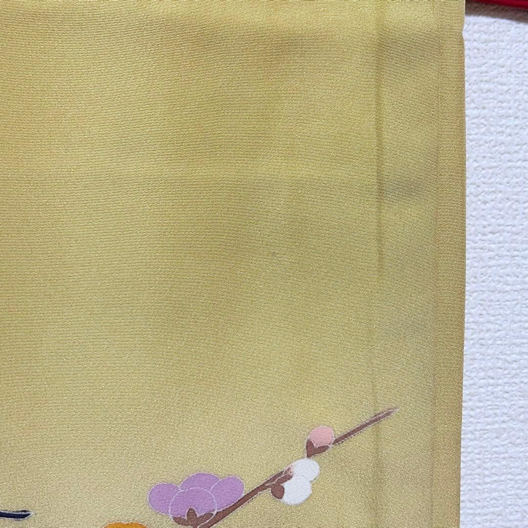 着物　七五三　7歳　女の子　13点　フルセット　黄色　手毬　花文　吉祥文様