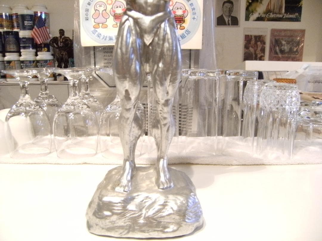 非売品★アメリカ選手権大会 ボディビル トロフィー ゴールドジム,プロレス,