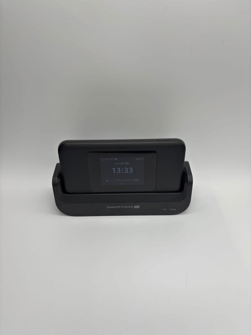 【判定〇】Speed Wi-Fi DOCK 5G 01 本体＋クレードルセット