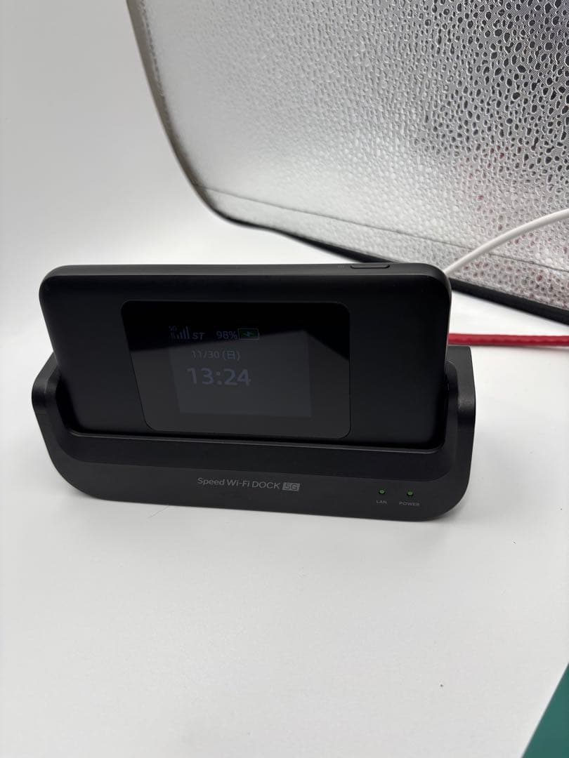 【判定〇】Speed Wi-Fi DOCK 5G 01 本体＋クレードルセット