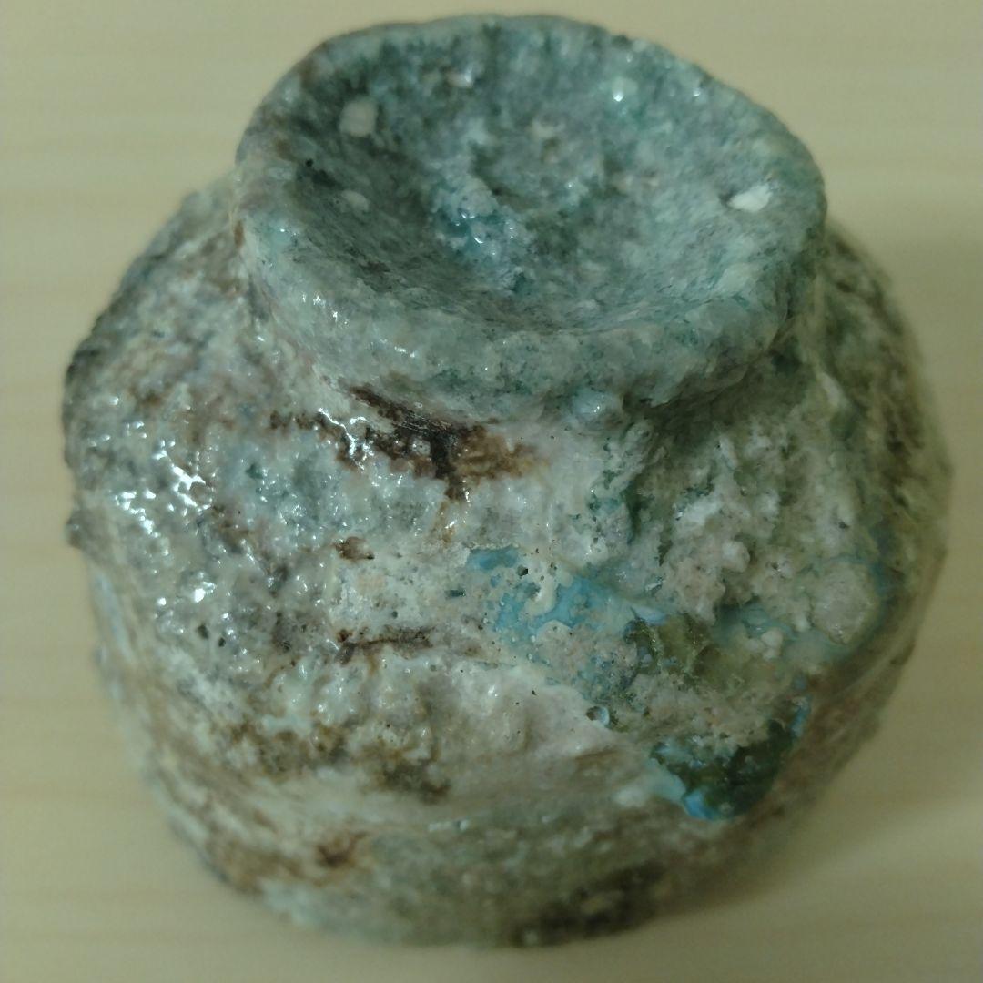 澤清嗣　信楽ぐい呑　未使用　箱付き　金継ぎ