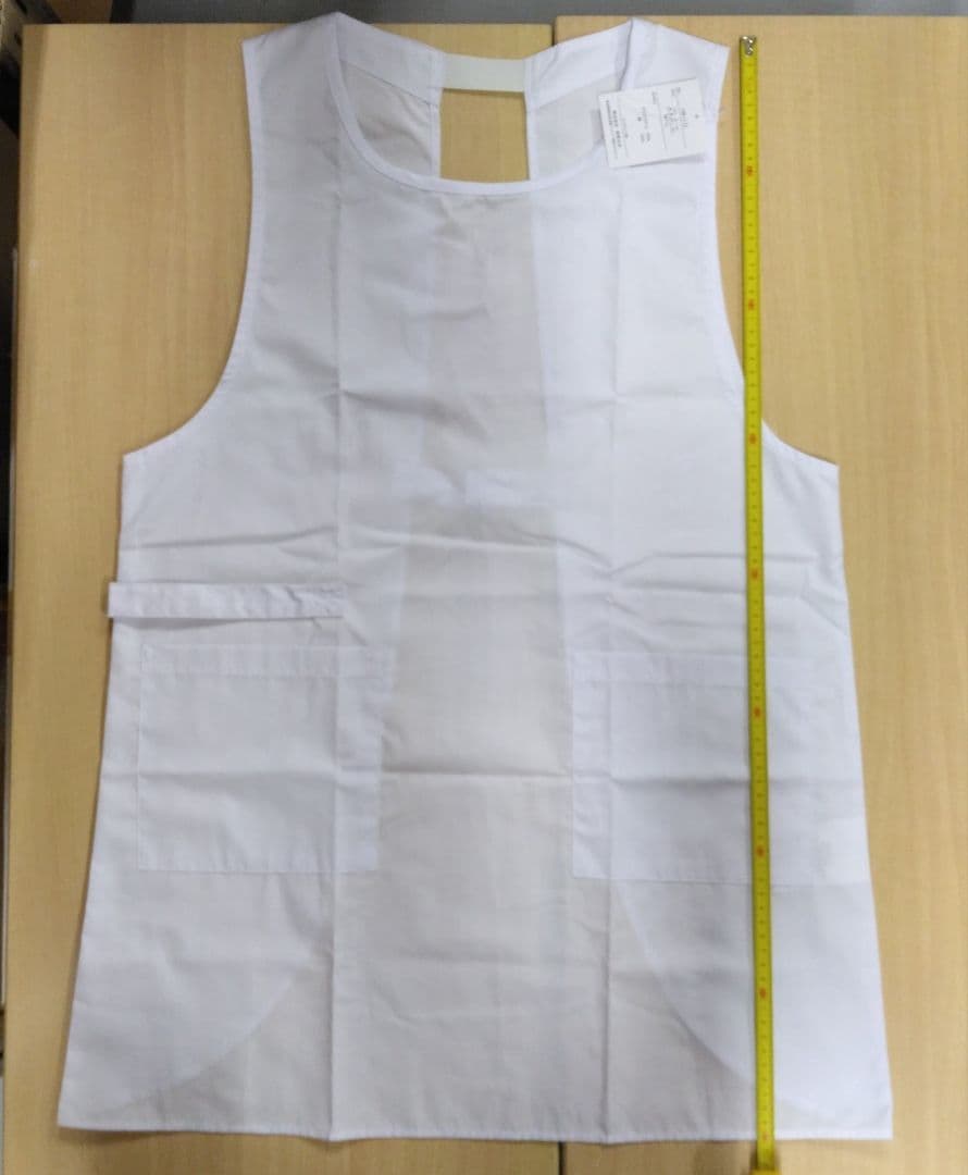 抗菌防臭加工白エプロン　80枚セット