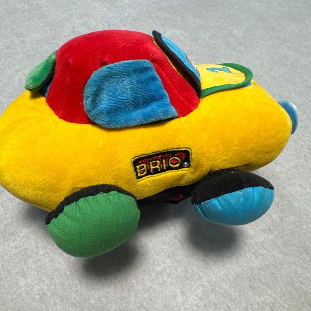 超レア　レトロ　ブリオ　BRIO ソフトトイ　ぬいぐるみ　車　ヨーロッパ限定
