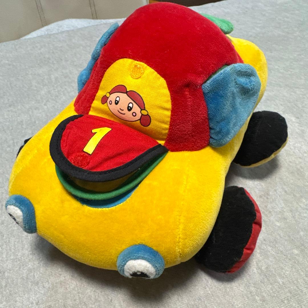 超レア　レトロ　ブリオ　BRIO ソフトトイ　ぬいぐるみ　車　ヨーロッパ限定