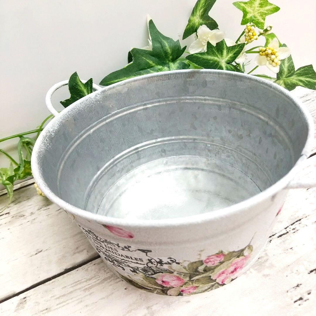 デコパージュꔛ‬ꕤ ガーデン雑貨 *リク缶*リメ鉢*鉢カバー *小物入れ *薔薇