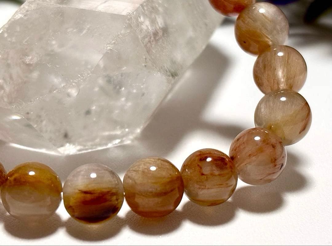 究極品質　幻のヒーラーストーン　テラコッタキャッツアイザギマウンテンクォーツ