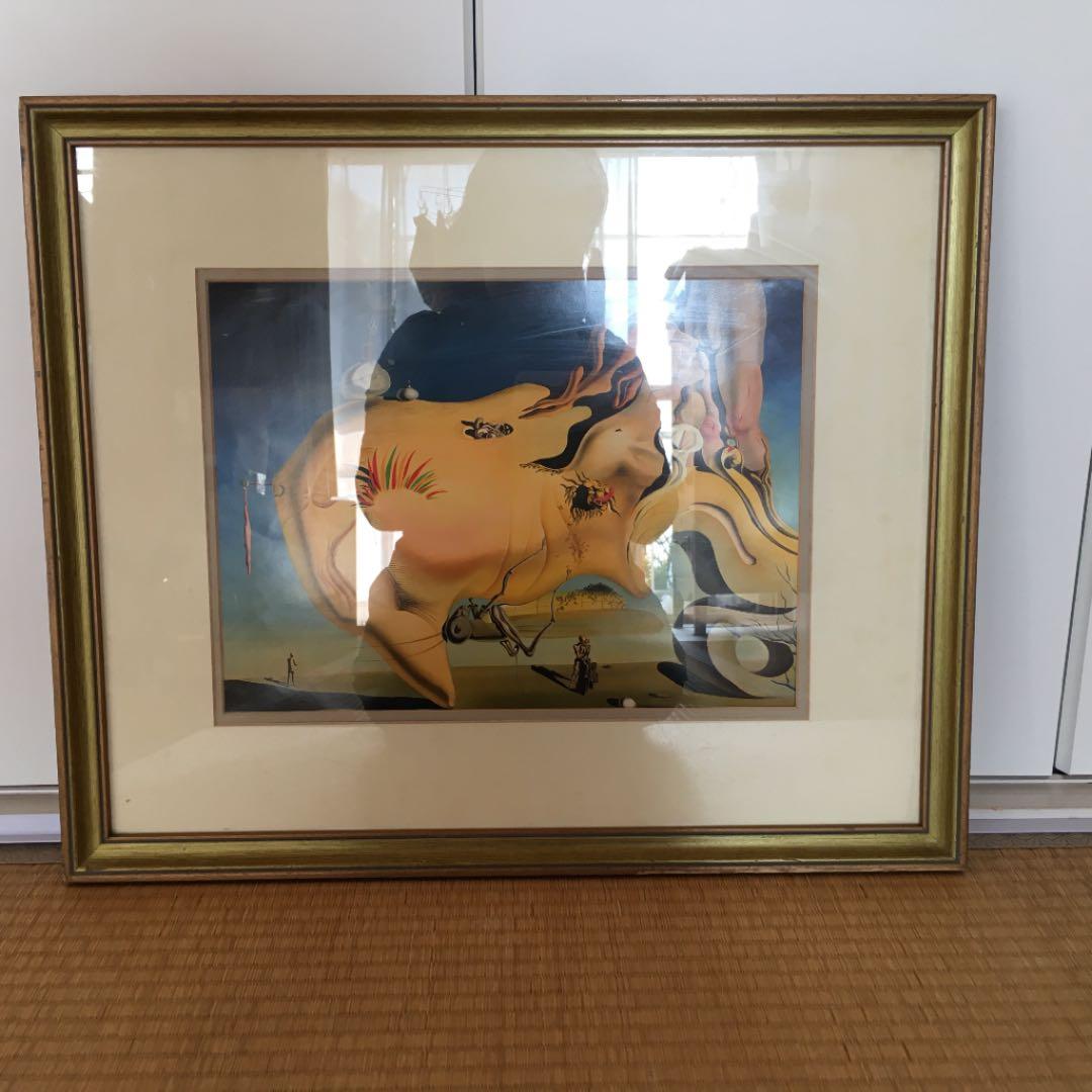 額縁　ダリの絵