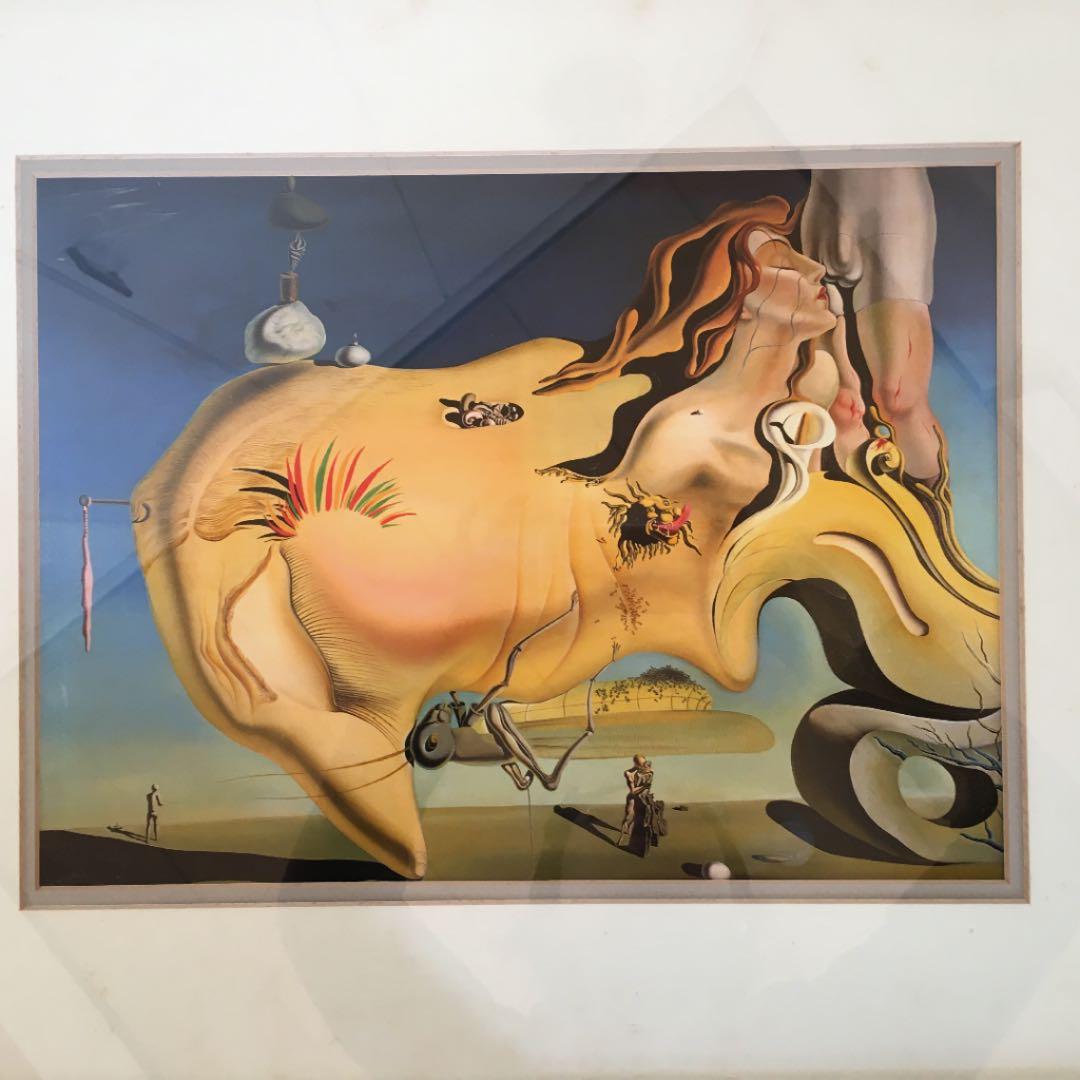 額縁　ダリの絵