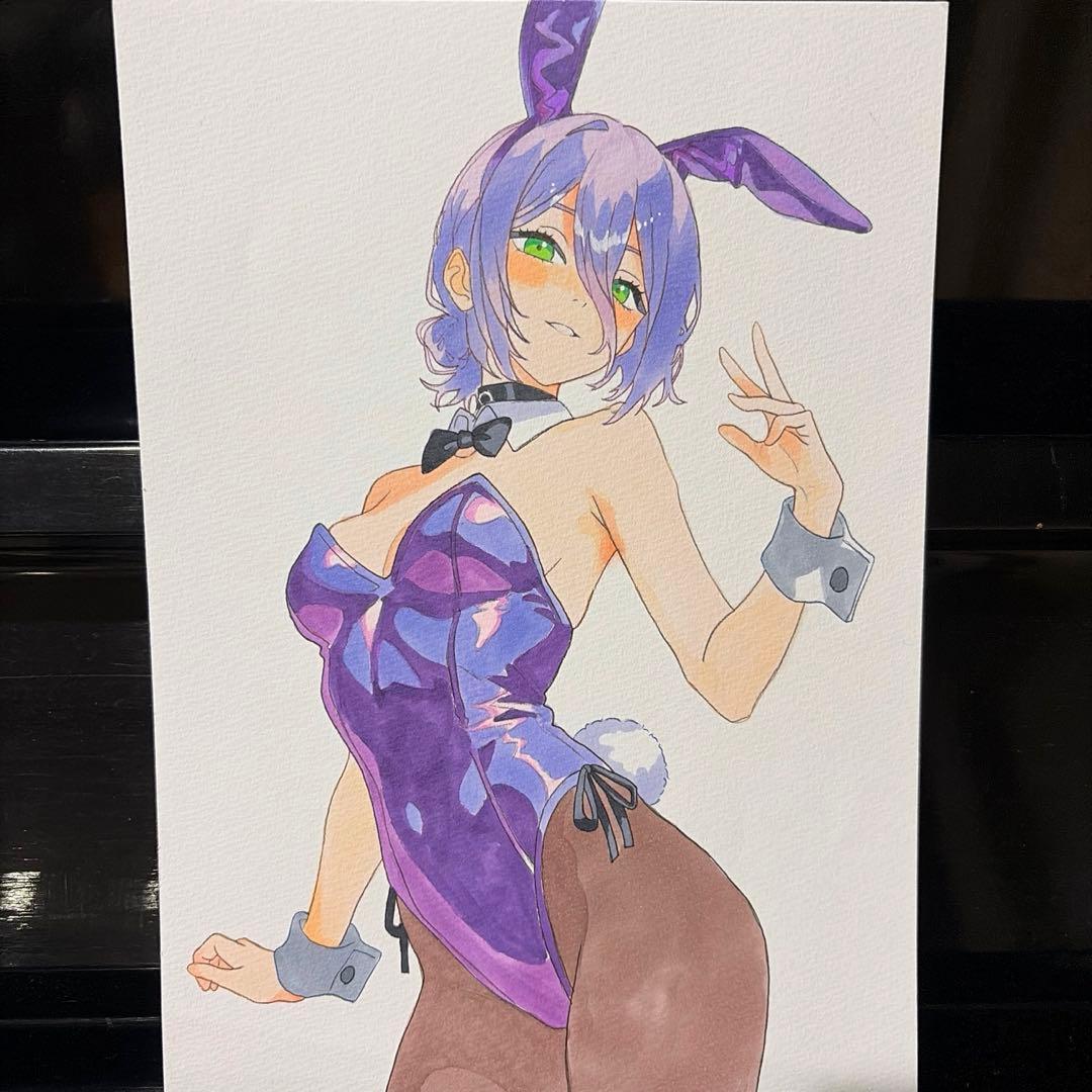 ほ*り様 手描きイラスト レゼ ファンアート チェンソーマン