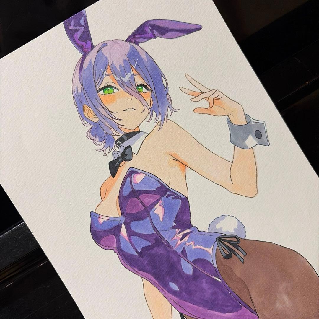 ほ*り様 手描きイラスト レゼ ファンアート チェンソーマン