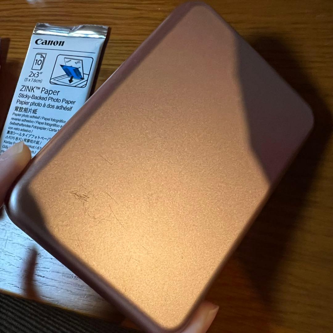 ◎Canon ミニフォトプリンター iNSPiC PV-123 ◎ローズゴールド