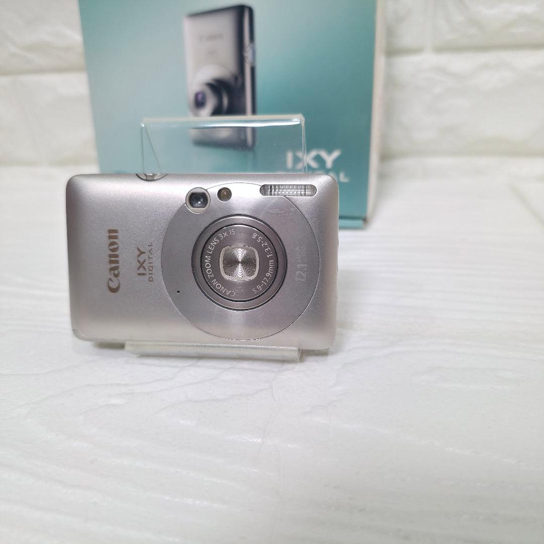 471】デジカメ　Canon IXY DIGITAL 210 IS シルバー