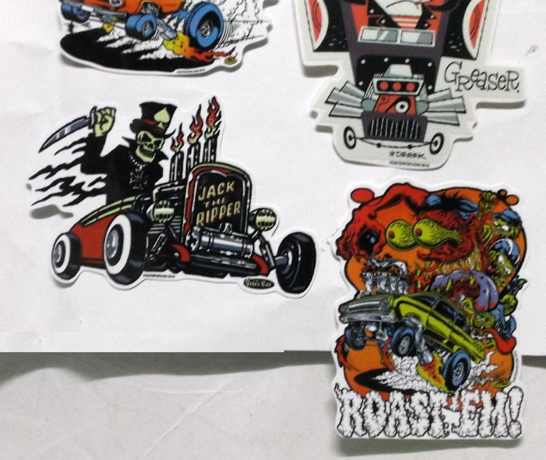 ★ロウブロー・カスタムカルチャー系 ステッカー 6pcs 新品